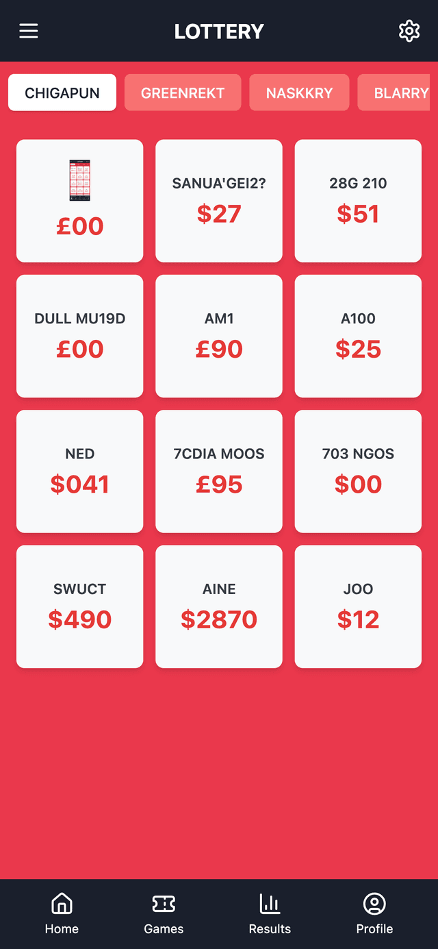 Mobile App Interface